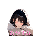 ラグジュアリー相槌ガールズ（個別スタンプ：13）