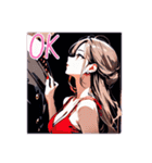 ラグジュアリー相槌ガールズ（個別スタンプ：15）