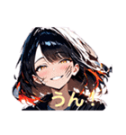 ラグジュアリー相槌ガールズ（個別スタンプ：22）