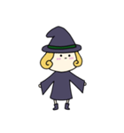 [アレンジ用]丸顔魔女（四女）ハロウィン（個別スタンプ：2）