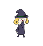 [アレンジ用]丸顔魔女（四女）ハロウィン（個別スタンプ：5）