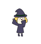 [アレンジ用]丸顔魔女（四女）ハロウィン（個別スタンプ：20）
