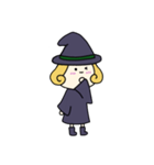 [アレンジ用]丸顔魔女（四女）ハロウィン（個別スタンプ：23）