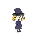 [アレンジ用]丸顔魔女（四女）ハロウィン（個別スタンプ：24）
