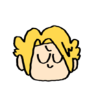 上鳴の顔スタンプ（個別スタンプ：3）