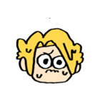 上鳴の顔スタンプ（個別スタンプ：7）