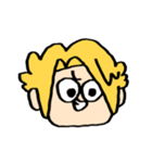 上鳴の顔スタンプ（個別スタンプ：27）