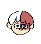 轟くんの顔スタンプ（個別スタンプ：3）