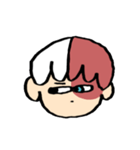 轟くんの顔スタンプ（個別スタンプ：4）