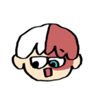 轟くんの顔スタンプ（個別スタンプ：6）
