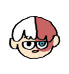 轟くんの顔スタンプ（個別スタンプ：7）