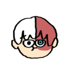 轟くんの顔スタンプ（個別スタンプ：8）