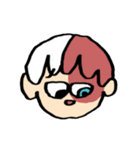 轟くんの顔スタンプ（個別スタンプ：9）