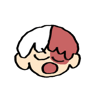 轟くんの顔スタンプ（個別スタンプ：11）