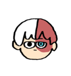 轟くんの顔スタンプ（個別スタンプ：12）