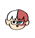 轟くんの顔スタンプ（個別スタンプ：14）