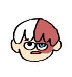 轟くんの顔スタンプ（個別スタンプ：16）