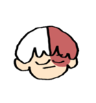 轟くんの顔スタンプ（個別スタンプ：20）