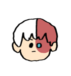 轟くんの顔スタンプ（個別スタンプ：21）
