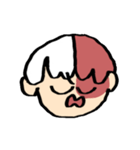 轟くんの顔スタンプ（個別スタンプ：26）