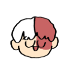 轟くんの顔スタンプ（個別スタンプ：30）