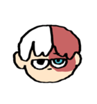 轟くんの顔スタンプ（個別スタンプ：32）