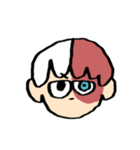 轟くんの顔スタンプ（個別スタンプ：36）