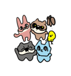 相川 犬 猫 兎 雛 蝉（個別スタンプ：20）