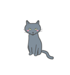 ふわふわした猫（個別スタンプ：4）