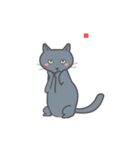 ふわふわした猫（個別スタンプ：13）