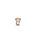 動くお化けクマ（個別スタンプ：7）