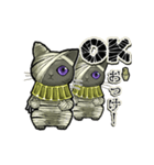 アンデッド動く⚰️猫ミイラ（個別スタンプ：3）