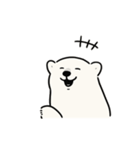 うごく！シロクマシンプル 働くシロクマ（個別スタンプ：8）