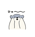 うごく！シロクマシンプル 働くシロクマ（個別スタンプ：16）