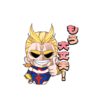 【動く】ごちゃまぜヒロアカスタンプ（個別スタンプ：4）