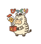 ぽっちゃりシマウマの日常（個別スタンプ：27）