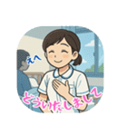 看護学生のあるある（その4）（個別スタンプ：4）