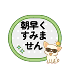 チワワのくーちゃんイラストスタンプ② 夏（個別スタンプ：11）