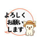 チワワのくーちゃんイラストスタンプ② 夏（個別スタンプ：14）