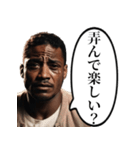 辛いことがあった黒人おじさん（個別スタンプ：7）