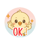 ぴよぴよ＊癒しのひよこトーク（個別スタンプ：1）