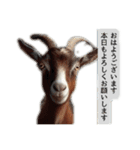 セレブリティヤギさん（個別スタンプ：8）