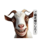 セレブリティヤギさん（個別スタンプ：18）