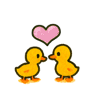 トリのおしゃべり6 - カルガモ3（個別スタンプ：18）