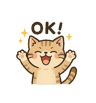 ゆるっと可愛い猫たちのスタンプ（個別スタンプ：2）
