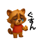 アニマルズ☆リアクション【3D×デカ文字】（個別スタンプ：29）