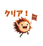 しゃべくり栗スタンプ（個別スタンプ：3）