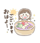 かわいい敬語❤️ぱっつんボブの女の子（個別スタンプ：5）