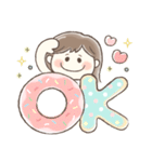 かわいい敬語❤️ぱっつんボブの女の子（個別スタンプ：9）