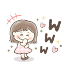 かわいい敬語❤️ぱっつんボブの女の子（個別スタンプ：25）